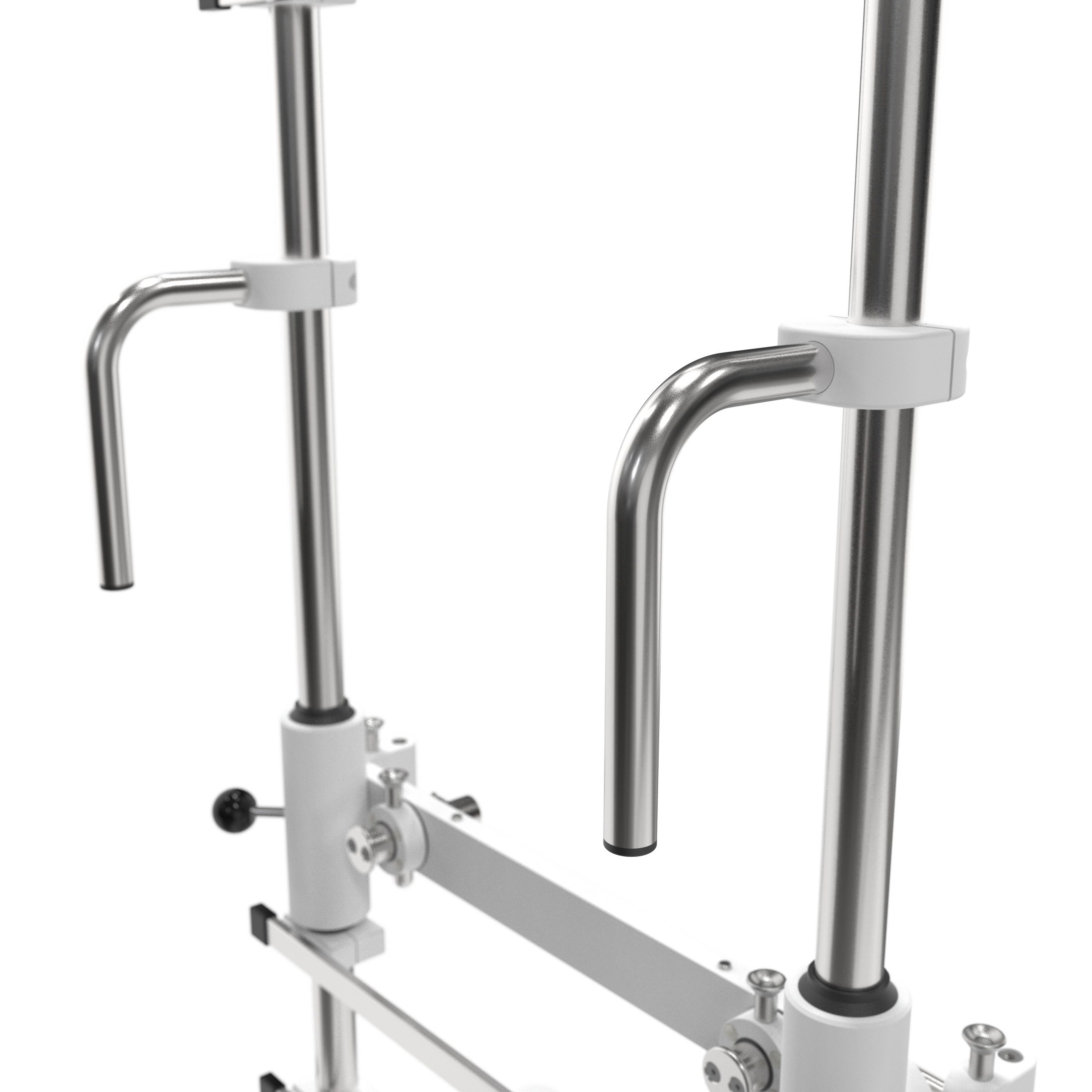 Preferred push handle for docking cart